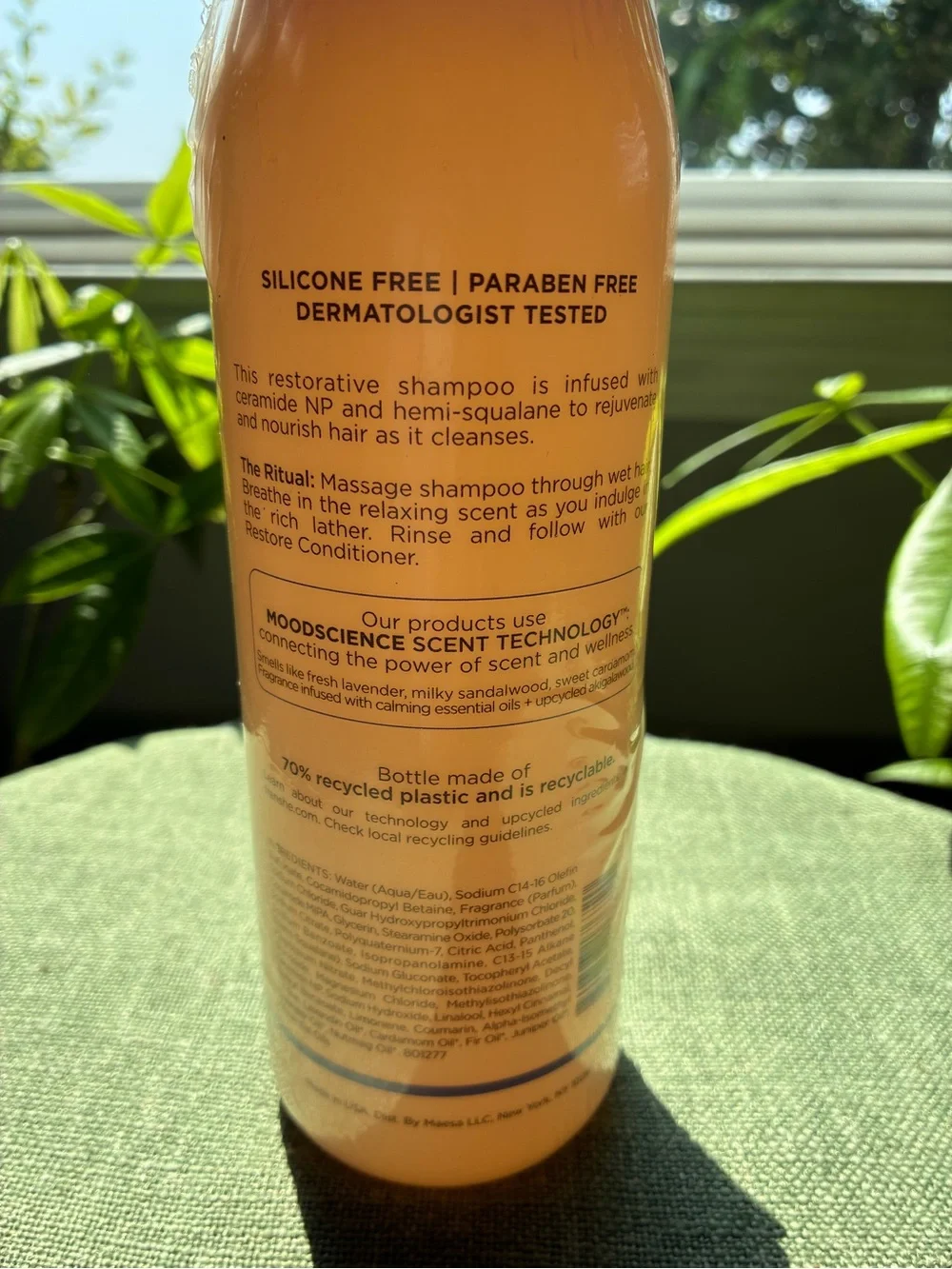Lavender Cloud Hair Wellness Restore Shampoo - Peach